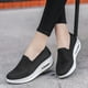 thumbnail image 2 of Mocasines casuales para mujer Zapatos planos cómodos para correr acolchados para deportes al aire libre JShteea El nuevo, 2 of 6