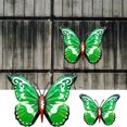 thumbnail image 3 of (ZE2305) Hierro para en La Pared Del Mariposa Verde (Observaciones Al Realizar El Pedido Embalaje en Sellada), 3 of 9
