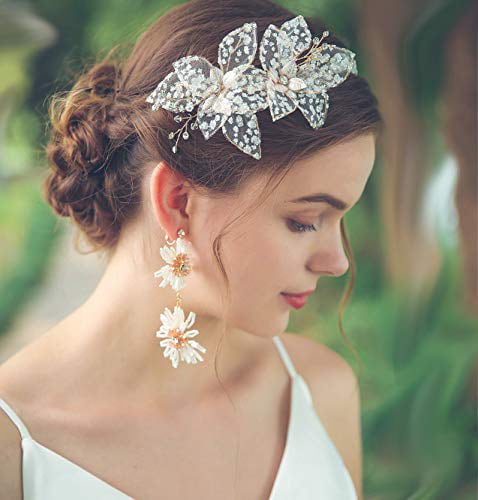 Crystal Tiara Wedding Bride Rhinestone Hair Pageants Pearl Headband Crown Bridal 