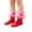 Hot Pink#2, variant on Kids Frilly Organza Ruffle Ankle Socks Breathable Cotton Dress Socks Fit for Mary Jane Shoes Daily Party Use(Navy,M)