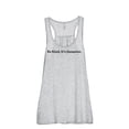 thumbnail image 1 of Be Kind It's Gangster Women's Fashion Sleeveless Flowy Racerback Tank Top Sport Grey Small, 1 of 5
