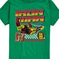 thumbnail image 3 of Marvel Iron Man - Racing - Toddler And Youth Short Sleeve Graphic T-Shirt, 3 of 5