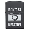 thumbnail image 6 of Zippo Don’t Be Negative Design Pipe Insert Black Matte Pocket Lighter, 6 of 6