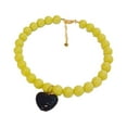 thumbnail image 6 of huanledash Pet Necklace Extended Length Adjustable Beads Hear Pendant Candy Color Cat Dog Collar Necklace Pet Accessories, 6 of 8