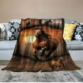 thumbnail image 2 of ARISTURING  Horse Blanket Horse Gift for Horse Lover Horse Print Throw Blanket Horse Blanket for Girls Cozy Warm Comfy Fluffy Blanket for Bed Couch Living Room Decor  Western Horse Blanket, 2 of 6