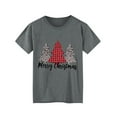 thumbnail image 6 of Anbech Merry Christmas Plus Size Shirts for Women Oversized T-Shirt Graphic Chrsitmas Tees Short Sleeve, 6 of 10