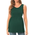 thumbnail image 3 of Beaisland 3 Pack Women Maternity Tank Tops Sleeveless Pregnancy Tank Shirts Postpartum Tops Basic Shirts Summer, 3 of 6