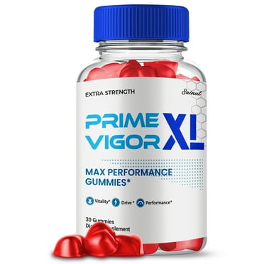 Prime Vigor XL Gummies for Men, Maximum Strength Formula, Prime Vigor XL Male Gummy Supplement, All Natural Premium Formula (1 Pack)
