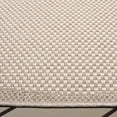 thumbnail image 4 of SAFAVIEH Sisal All-Weather Dixie Bordered Indoor/Outdoor Area Rug, Ivory/Beige, 6'7" x 6'7" Round, 4 of 9