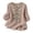 A Khaki, variant on Womens Summer Linen Tops Casual 3/4 Sleeve Split Neck Shirts Loose Boho Embroidered Womens Vacation Beach Blouses S-3XL