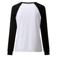 thumbnail image 4 of XEGLSBU T Shirts for Women Cotton Soft Womens Valentine's Day Heart Printed Long Sleeve Tops Blouse T-Shirt Black Size L, 4 of 5