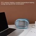 thumbnail image 4 of Space Heater - Mini Desk Heater, Electric Fans, Oscillating Heater, Desk Space Heater, Portable Heaters, Small Personal Heater, Propane Heaters for Indoor Use, Fan and Heater, 4 of 8
