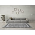 thumbnail image 3 of Ahgly Company Indoor Square Abstract Gray Modern Area Rugs, 7' Square, 3 of 4