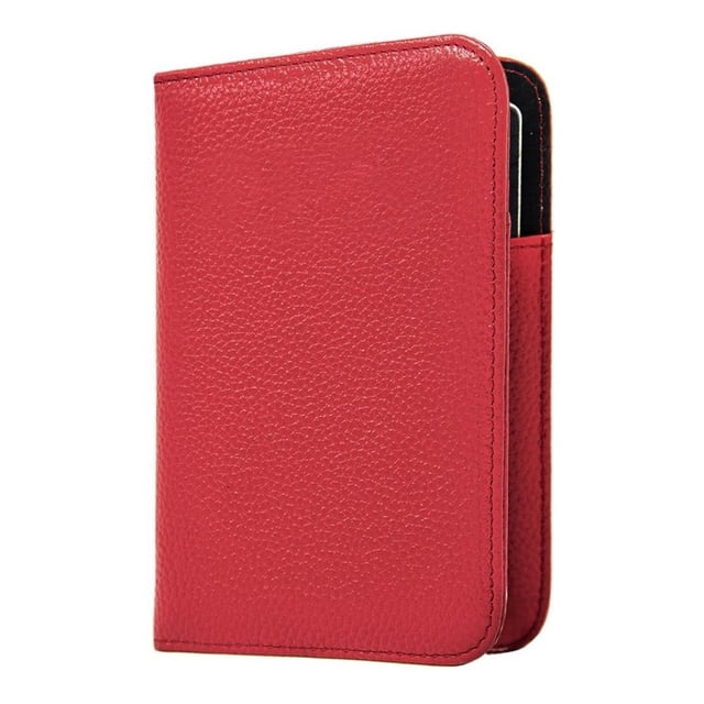 Funda Vedicci - Estuche Porta Pasaporte de Piel Genuina naranja Vedicci UQ-6M2G-2QCA