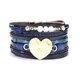 thumbnail image 1 of Pulsera de cuero para mujer con perlas barrocas, brazalete de tubo dorado, pulseras hechas a mano, joyería bohemia, regalo para mujer., 1 of 8