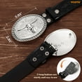 thumbnail image 7 of WHIPPY Women Western Leather Belt Men Country Cowboy Leather Belt Gift, 7 of 7