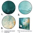 thumbnail image 3 of Designart "Blue Oasis III" Abstract Landscape Wall Decor, 3 of 5