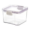 thumbnail image 2 of EGNMCR Bocal de Rangement pour Grains Divers Nouilles d'Orge Noix Bonbons Bocal de Rangement Sec Transparent avec Boucle, 2 of 6