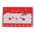 thumbnail image 1 of Inteprter Alfombrilla de vajilla para cena de Navidad, decoración de de comedor, alfombrillas bonitas para fiesta, posavasos decorativos, accesorios Kits de decoración para fiestas Papá Noel Inteprter HA070082-01, 1 of 6