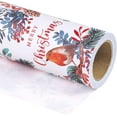 thumbnail image 2 of Christmas Wrapping Paper 23x58 Inch Watercolor Elk Winter Forest Landscape Design Gift Wrap Paper for Christmas, Holiday, Party Celebration, 2 of 7