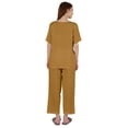 thumbnail image 4 of Inkmeso Ensemble de Pyjama à Manches Courtes pour Femmes T-Shirt Henley & Ensemble de Pyjama, 4 of 7