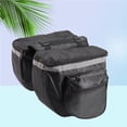 thumbnail image 4 of MasteelfCA Double Side Rear Back Bag Waterproof Mountain and Road Bike Tail Seat Bag(Complete Black, Double Packings without Label), 4 of 7