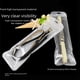 thumbnail image 5 of Bolsa de tira delgada con autosellado, bolsa de plástico con plantilla de paja perlada blanca, bolsa de embalaje con luz LED, bolsa de sellado transparente, 5 of 5