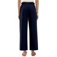 thumbnail image 4 of Delayuji Womens Linen Pant Loose Stretch Pleated High Waisted Straight Leg Pants Relaxed Fit Casual Pant Daily Wear, 4 of 6