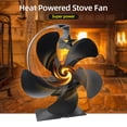 thumbnail image 3 of Zootealy Efficient Heat Circulation Stove Fan with Auto Speed Adjustment - Eco-friendly and Energy-saving - Red/Green Color Option, 3 of 6