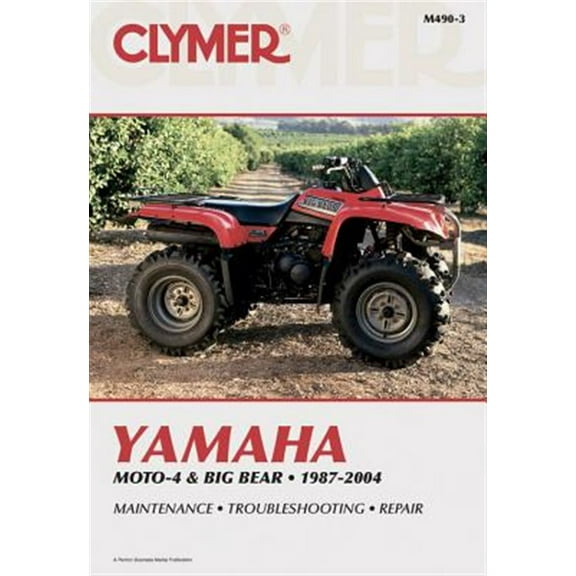 Pre-Owned Clymer Yamaha Moto-4 & Big Bear 1987-2004 (Clymer Motorcycle Repair) Paperback
