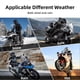thumbnail image 3 of Universal Motorcycle Acrylic Adjustable Wind Screen Extension Clip-on Windscreen Deflector Dashboard Protector For Motorcycle, 3 of 5