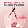 thumbnail image 7 of 2025 New Cordless Women's Hair Straightener Brush, Millions Negative Ion Electric Hair Straightening Brush, Fast Heating, USB Charging, Display Temperature (White), 7 of 7