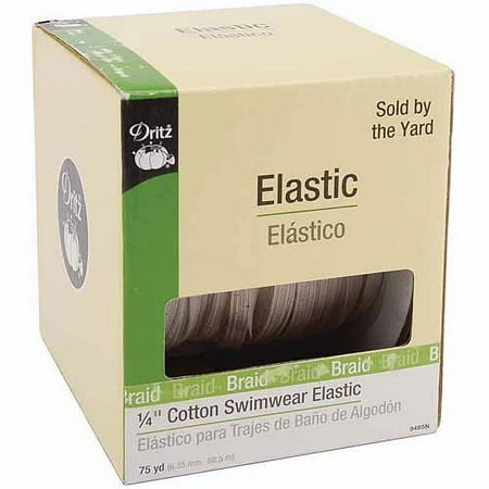 UPC: 0072879094855 | Dritz 1/4 Cotton Swimwear Elastic Natural 75 Yd.