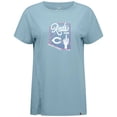 thumbnail image 2 of Women's Levelwear Blue Cincinnati Reds Influx Spring Training Sunrise Bold T-Shirt, 2 of 3