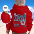 thumbnail image 2 of Sweatshirts For Teen Girls Girl's Hoodie Long Sleeve Soft Sweatshirt Graphic Hoody Kids Cute Pullovers Top Clothes For Girls Hoodie Kids Girls (Red,100 3-4 Years), 2 of 6
