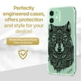 thumbnail image 2 of Case Yard iPhone-11 Case Clear Soft & Flexible TPU Ultra Low Profile Slim Fit Thin Shockproof Transparent Bumper Protective Cover Drop Protective Cell Phone Cases (Wolf), 2 of 8
