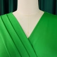 thumbnail image 6 of AURA Women’s Pencil Midi Dress V Neck Short Sleeve Solid Color With Belt S XXXL, 6 of 7