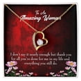 thumbnail image 4 of To Mom Thank You Forever Necklace w Message Card, 4 of 7