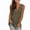 Brown, variant on Generic Women's Summer Sleeveless Tunic Tops to Wear with Leggings V-Neck T-Shirts Flowy Tank Top Casual Loose Blouse