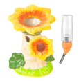 thumbnail image 1 of Botella de agua para hámster, diseño de girasol, fácil de limpiar, accesorios de cerámica para jaulas de hurones, chinchillas y animales pequeños., 1 of 8