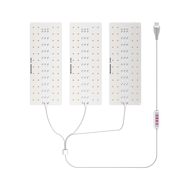 Lámpara LED Phyto Panel Ultrafino Luces Cultivo USB para Plantas Interior