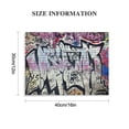 thumbnail image 3 of Orinice Graffiti Art Fine Art Aesthetic Poster & Print Wall Painting for Classroom Kitchen Office Farmhouse Bathroom Room Decor Pictures Wall Art Painting Ready to Hang Canvas Living Room, 3 of 6
