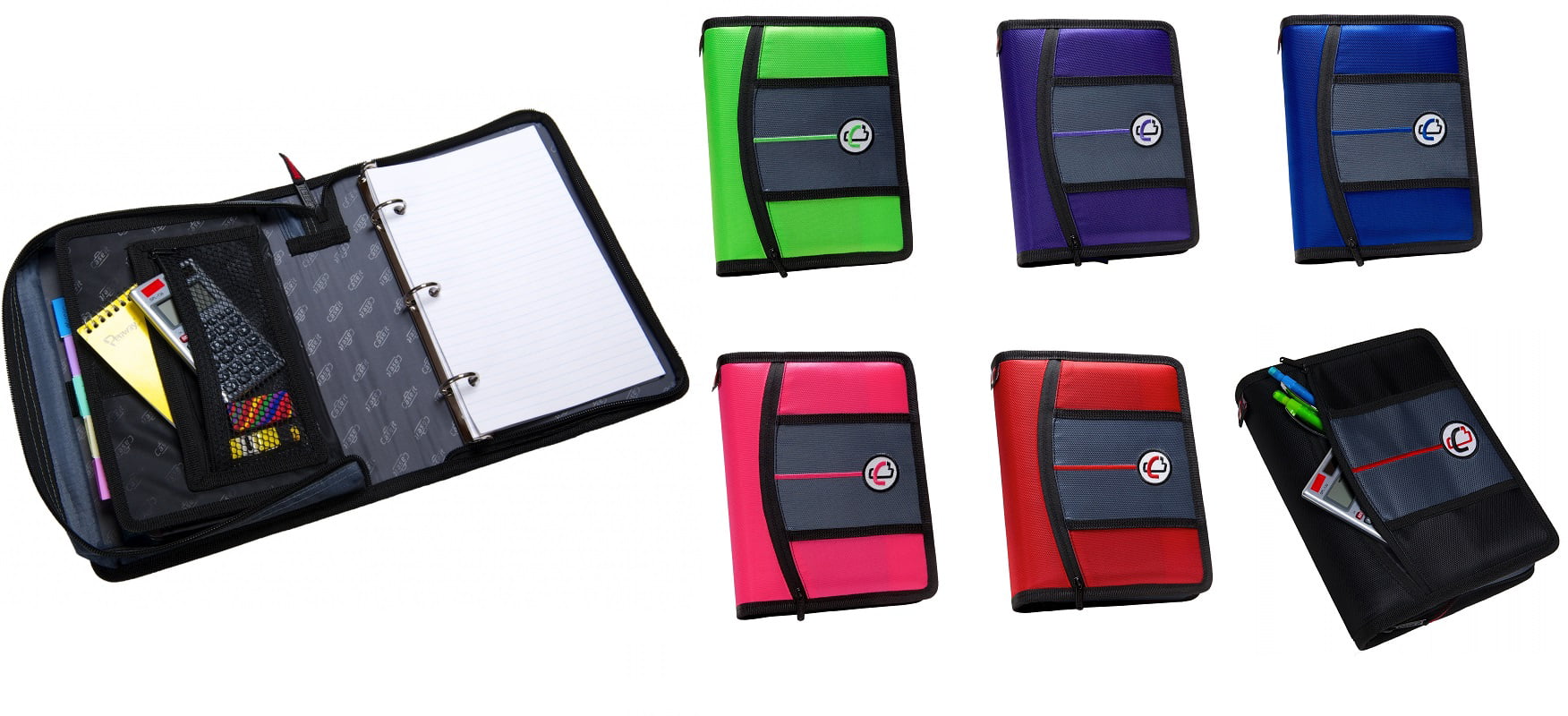 Details about   CASE IT The Mini Tab 3 Ring Binder 1" Capacity MB-711 
