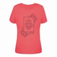 thumbnail image 1 of Playera George para Mujer, Coral Neón Talla 42, 1 of 3