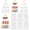 White, variant on Pink Square Three-tier Cupcake Stand 10-pack Dessert Display Set for Parties and Events