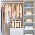 thumbnail image 6 of 40L Lidded Home Storage Bins Foldable Storage Box with Handle for Home Bedroom Closet, Retro Pattern Printed, 6 of 7