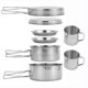 thumbnail image 1 of Portable Camping Cookware Multi-Function Stainless Steel Pot for Outdoor Use 1Set, 1 of 4