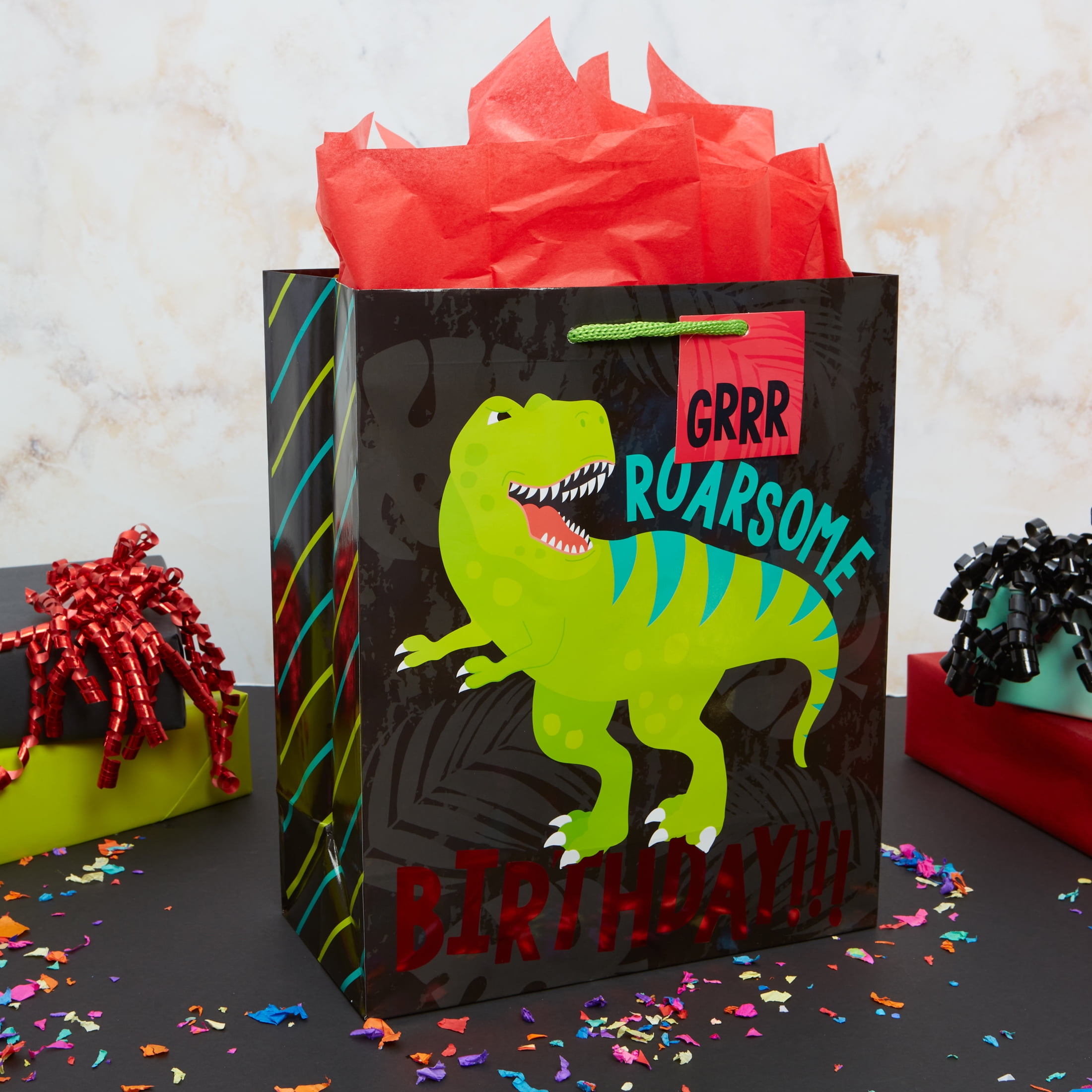 Roarsome Dinosaur Three Today Birthday – Parcel of Love