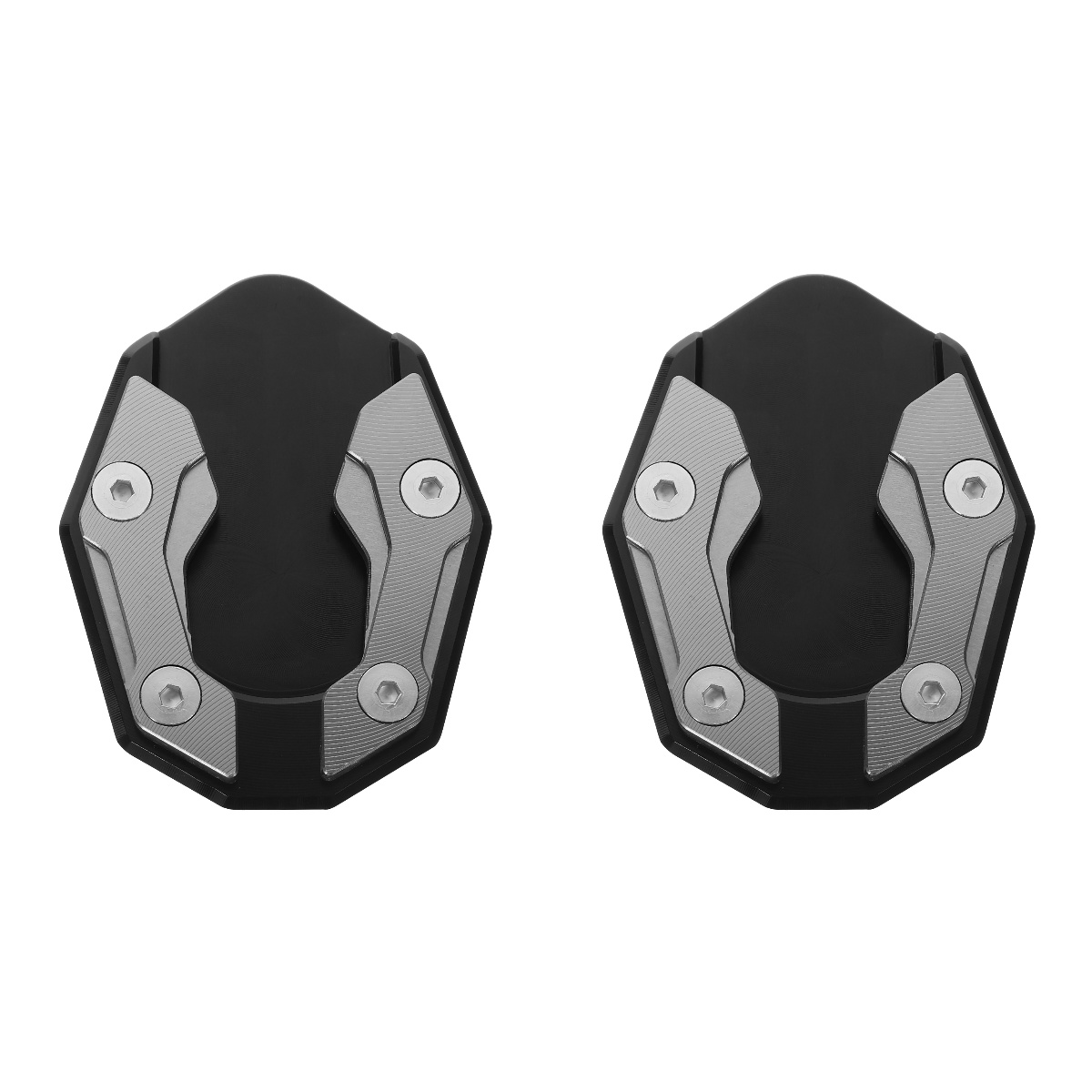 Set of 2 Electric Vehicle Foot Support Base Accesorio De Motos Motorcycle Braces Side Plate Motorbike Aluminum Alloy