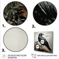 thumbnail image 3 of Designart "Mystical Flight of the Raven I" Animals Wall Art - Modern Brown Raven Living Room Canvas Art, 3 of 6